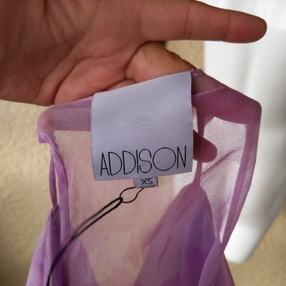 Addison flutter razer back layered dress - Picture 2 of 4